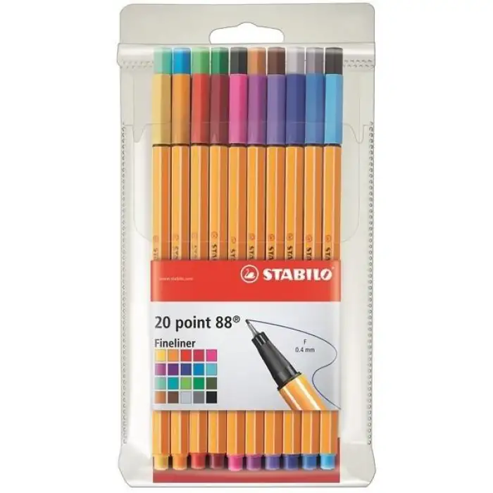 Umur Stabılo Glıss Point 88 Askılı Pl Paket 20 Renk 8820