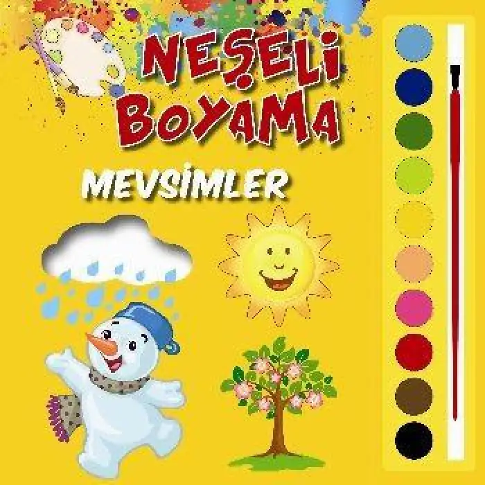 Parıltı Neşeli Boyama Mevsimler