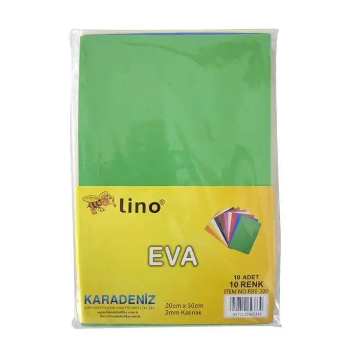 Lino Eva 20x30 10 Renk 2mm. Rbe-200