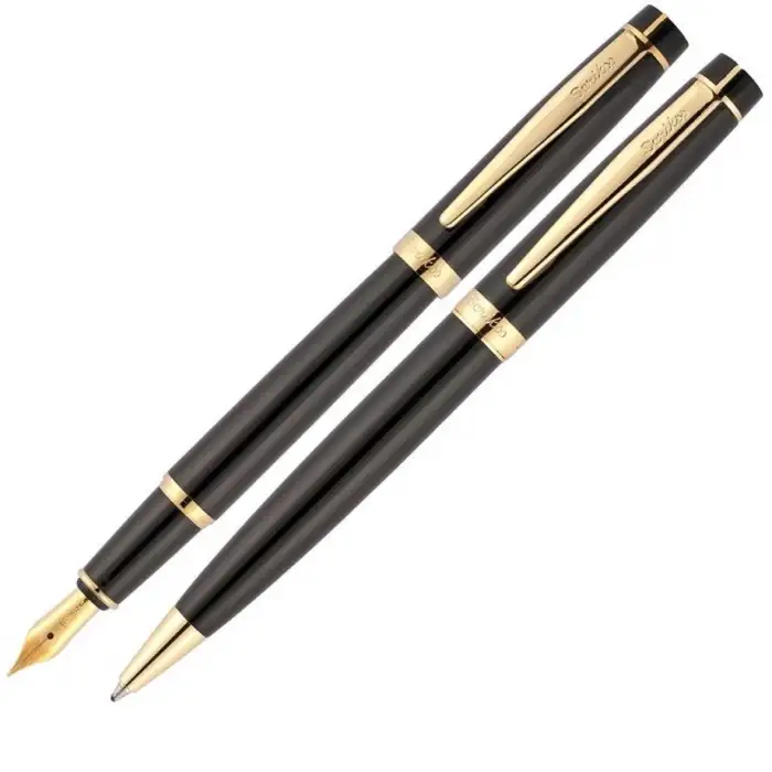 Scrikss 38 Dol.Kalem Siyah Altın Lüks Kutuda(T000sdbb3844a)