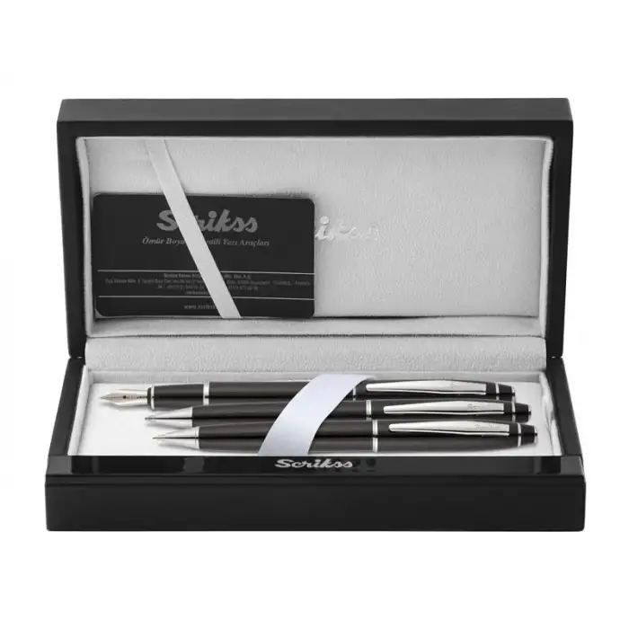 Scrikss 35 3 Lü Tkm Siyah Lüks Kutuda(T000saıı3502a)