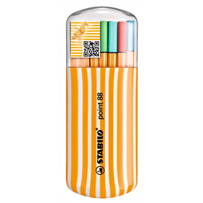 Umur Stabılo Glıss Point 88 Zebrui Oval Kutu 20 Renk 8820-02