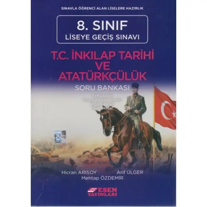 Esen 8.Sınıf Lgs İnkilap Tarihi Ve Atatürk Soru Bankası 2019