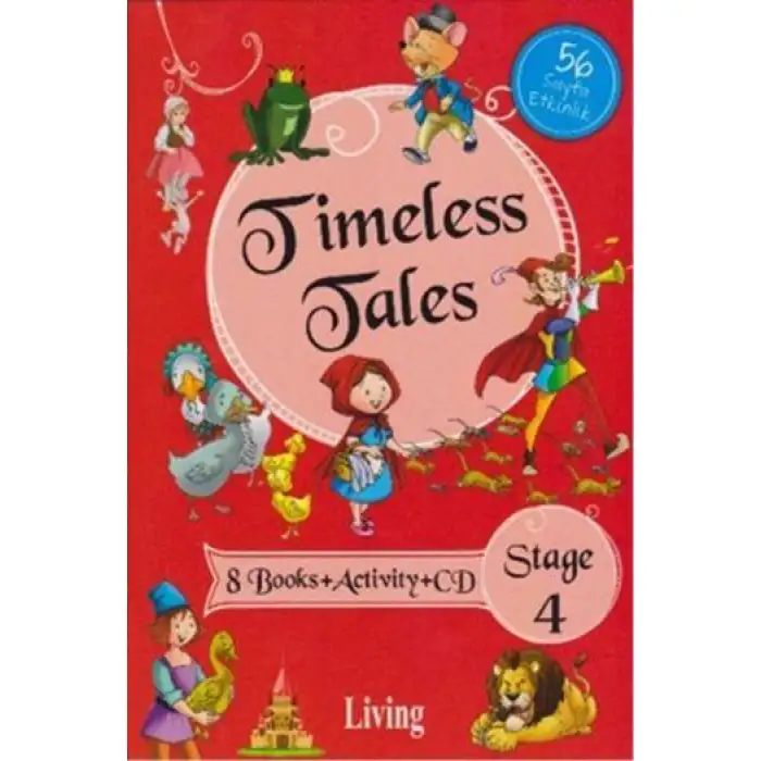 Living Stage 4 Timeless Tales 8 Books+activity+cd