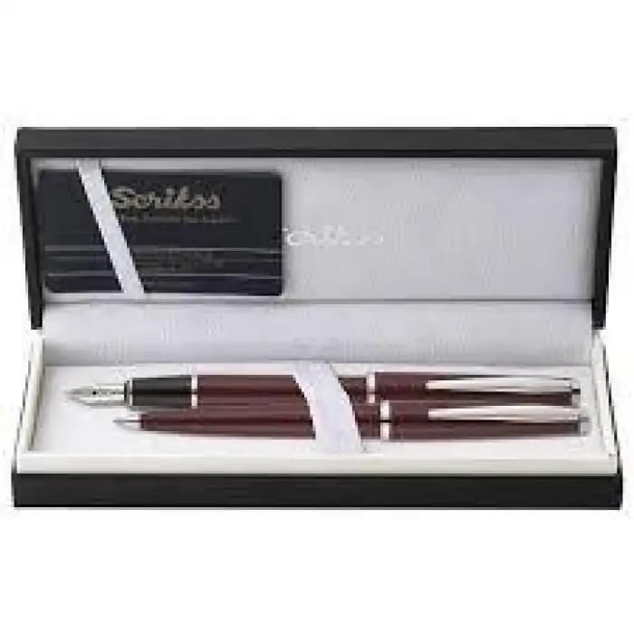 Scrikss 33 Yeni Tük.Kalem & Dol.Kalem Tkm Bordo Lüks Kutuda(T000sahh3301a)