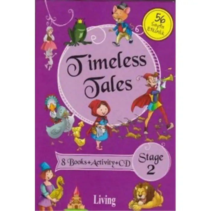 Living Stage 2 Timeless Tales 8 Books+activity+cd