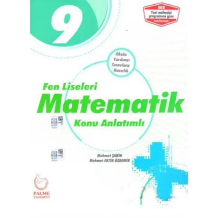Palme 9.Sınıf Matematik Konu Anlatım Fen Lisesi 2019