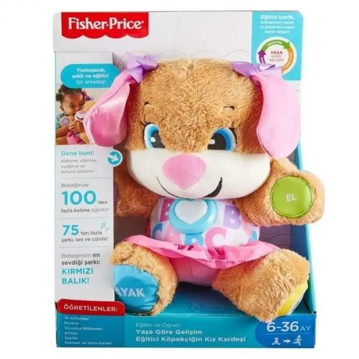 Mattel Fp Lnl Yaşa Göre Gelişim Eğitici Köpek Kız Kardeş Mattel-Fpp83