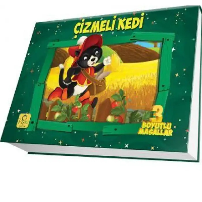 Vişneçocuk Üç Boyutlu Masallar Çızmelı Kedı (Cıltlı)