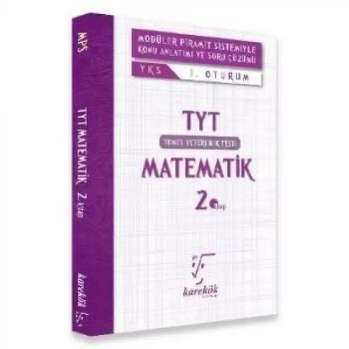 Karekök Tyt Matematik 2. Kitap 1. Oturum