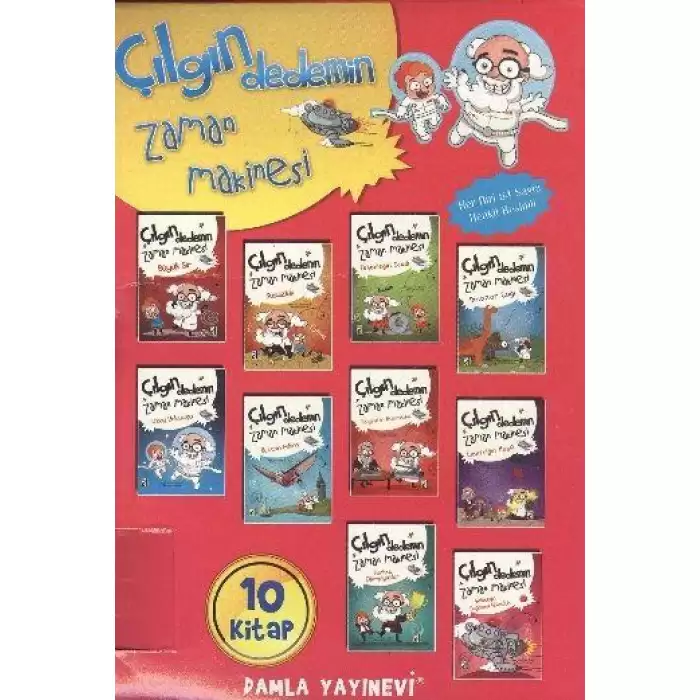 Damla Çılgın Dedemin Zaman Makinesı (10 Kitap) İcatlar Keşifler