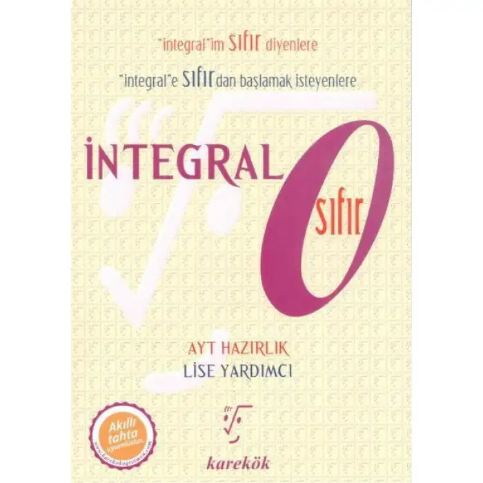 Karekök Tyt-Ayt İntegral Sıfır  2024