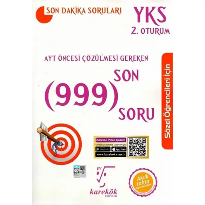 Karekök Yks 2.Oturum Sözel Son 999 Soru