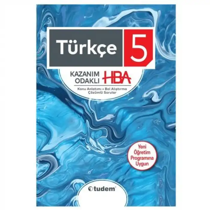 Tudem 5.Sınıf Türkçe Kazanım Odaklı Hba 2019