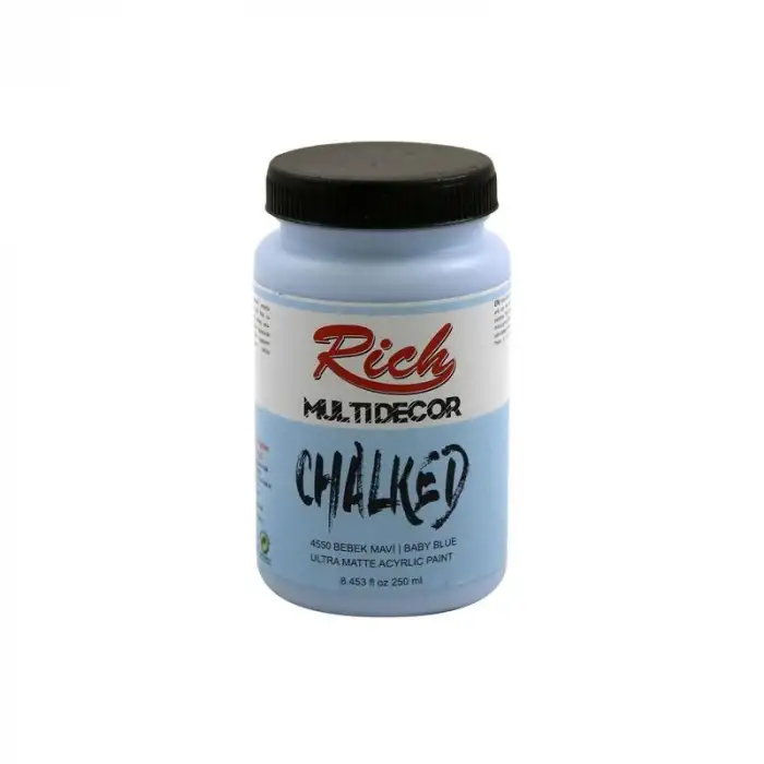 Rich Multi Decor Chalked 250 Cc Bebek Mavi Mltdcr-250-4550