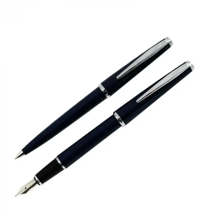 Scrikss 33 Dolmakalem & Tükenmezkalem Takım Lacivert Lüks Kutuda (M000sahh3303a)