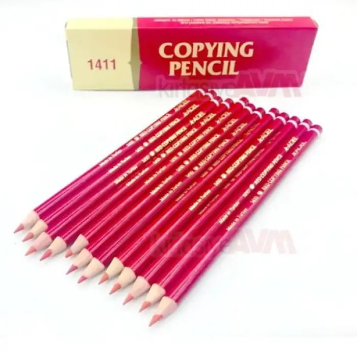 Adel 1411 Kısa Kırmızı Kopya Kalemi Dz 81314