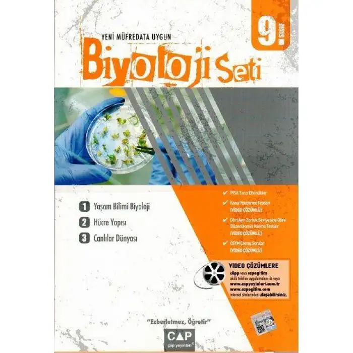 Çap 9.Sınıf Biyoloji Set Anadolu Liseleri İçin 2019-2020