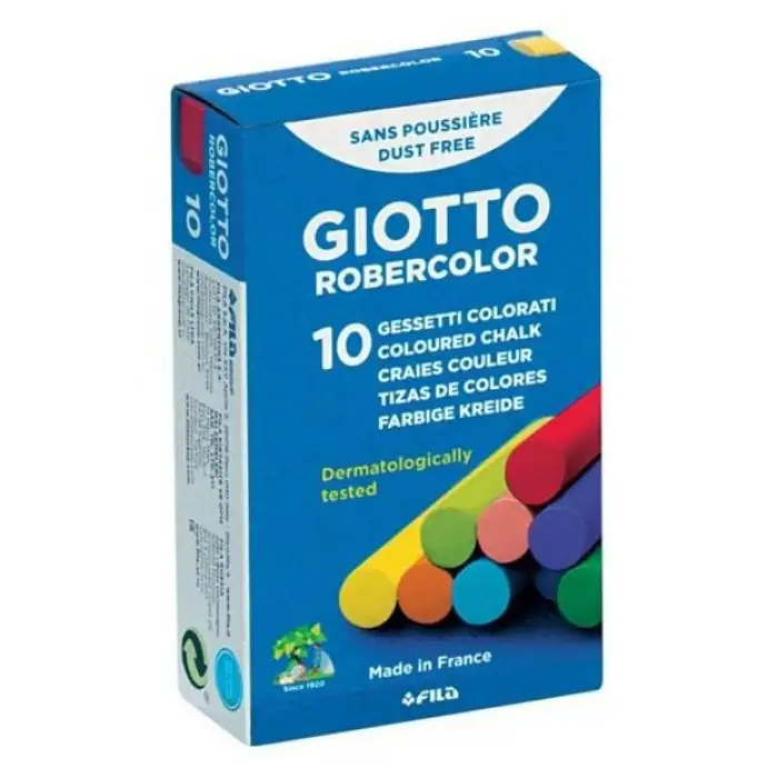 Robercolor 10 Lu Karışık Renk Tebeşir 5389-00