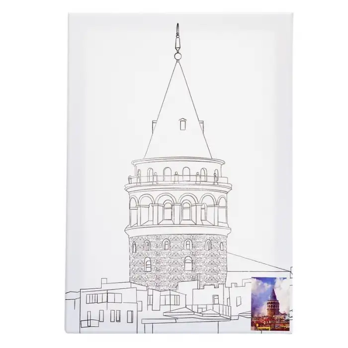 Ceo Desenli Tuval 35x50 (Boyasız) Ceo-Tu0002