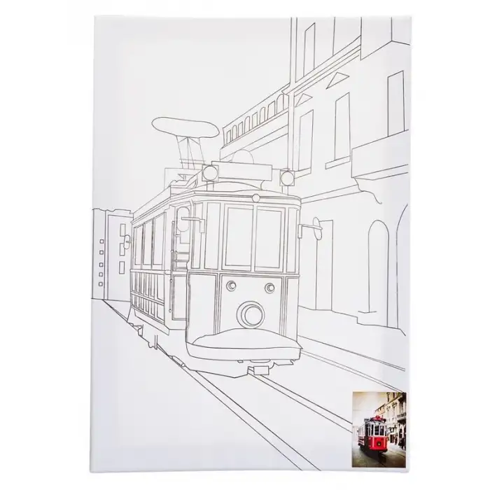 Ceo Desenli Tuval 35x50 (Boyasız) Ceo-Tu0002