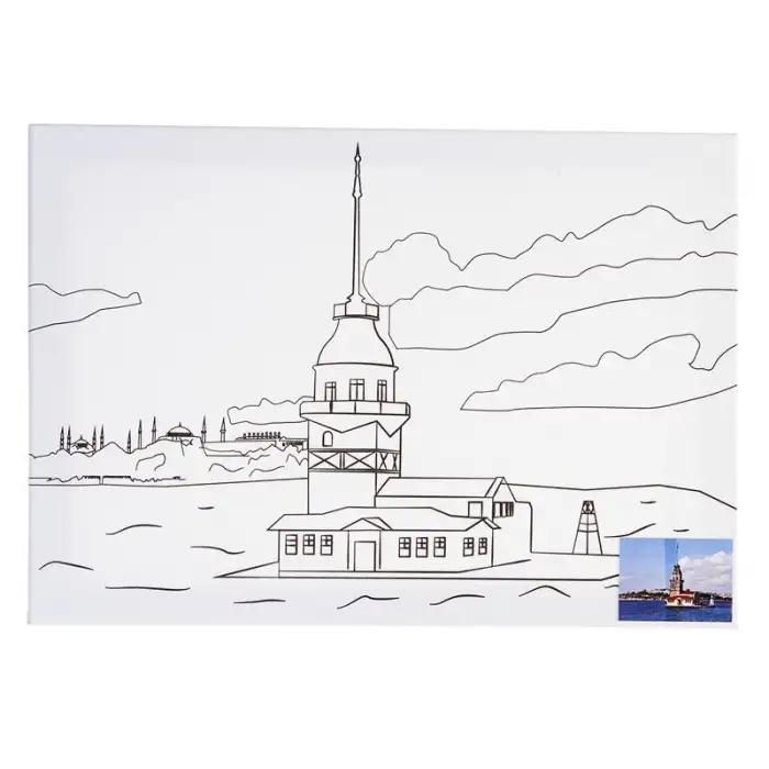 Ceo Desenli Tuval 35x50 (Boyasız) Ceo-Tu0002