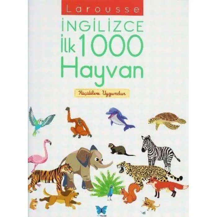 Mavikelebek Larousse İngilizce İlk 1000 Hayvan