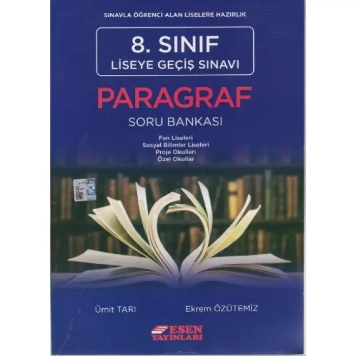 ESEN 8.SINIF LGS PARAGRAF SORU BANKASI 2019