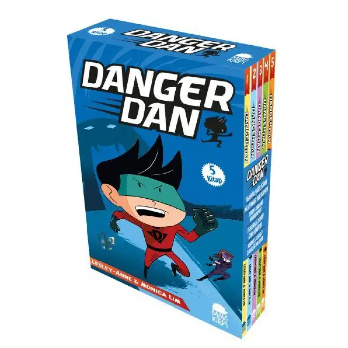 Mavi Kirpi Danger Dan Set 5 Kitap