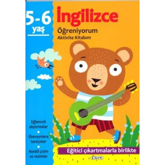 Çiçek 5-6 Yaş İngilizce Aktivite Kitabı