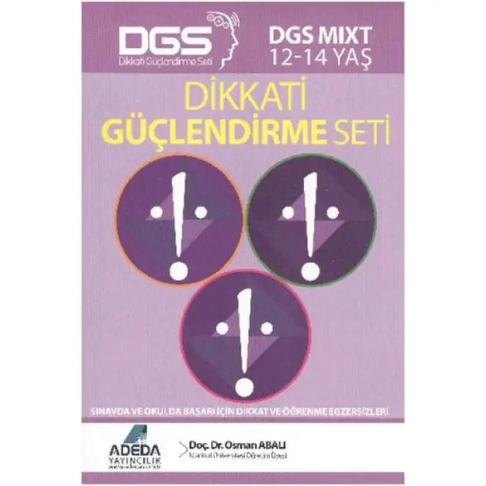 Adeda Dikkati Güçlendirme Seti Mıxt 12-14 Yaş