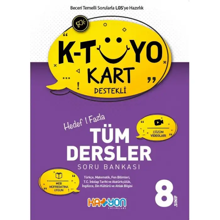 Katyon 8.Sınıf Tüm Dersler Soru Bankası