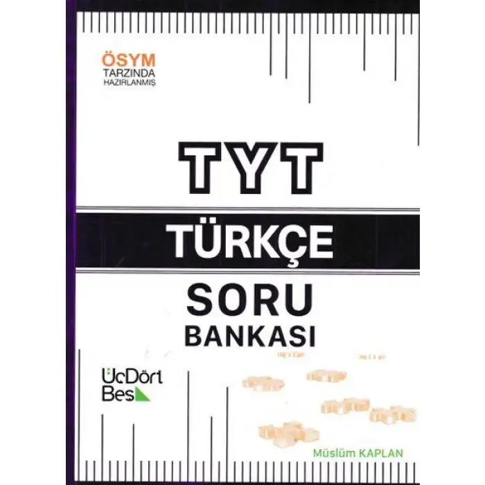 Üçdörtbeş Tyt Türkçe Soru Bankası 2025-26