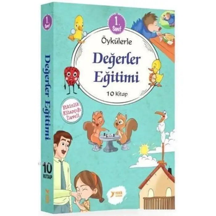 Yuva 1.Sınıf Öykülerle Değerler Eğitimim 10 Kitap