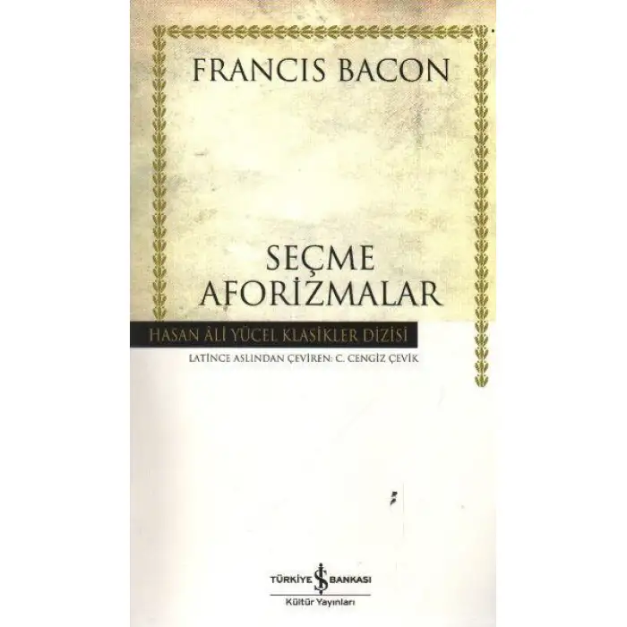 İby Secme Aforızmalar Karton Kapak