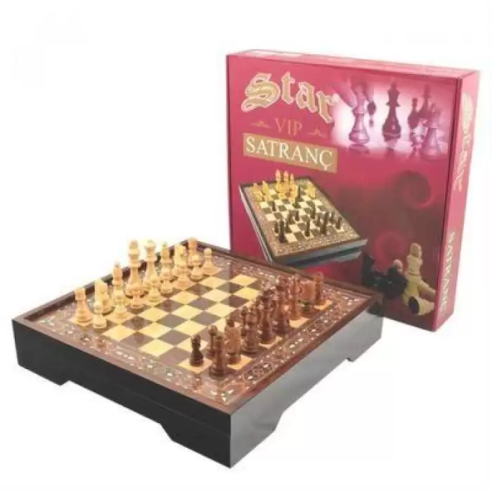 Star Vip Satranç Takımı Ceviz Büyük Star-1050422