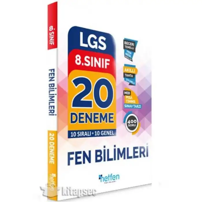 Netfen 8.Sınıf Lgs Fen Bilimleri Deneme 20 Li