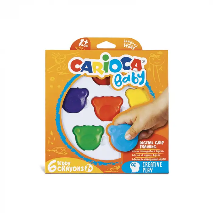 Carıoca Teddy Bebek Cryayons 6 Lı