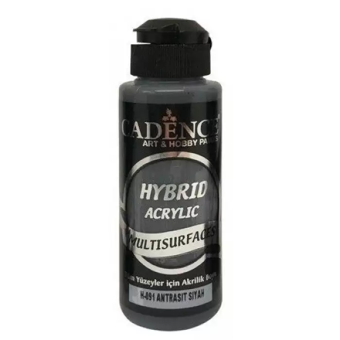 Cadence Hybrid Akrilik Multısurfaces Antrasit H-091 Siyah 120ml
