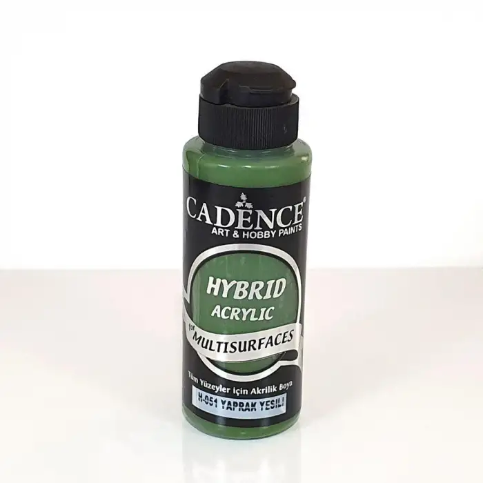 Cadence Hybrid Akrilik Multısurfaces H-051 Yaprak Yeşil 120 Ml