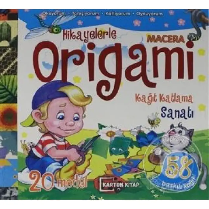 Karton Çocuklar İçin Macera Origami