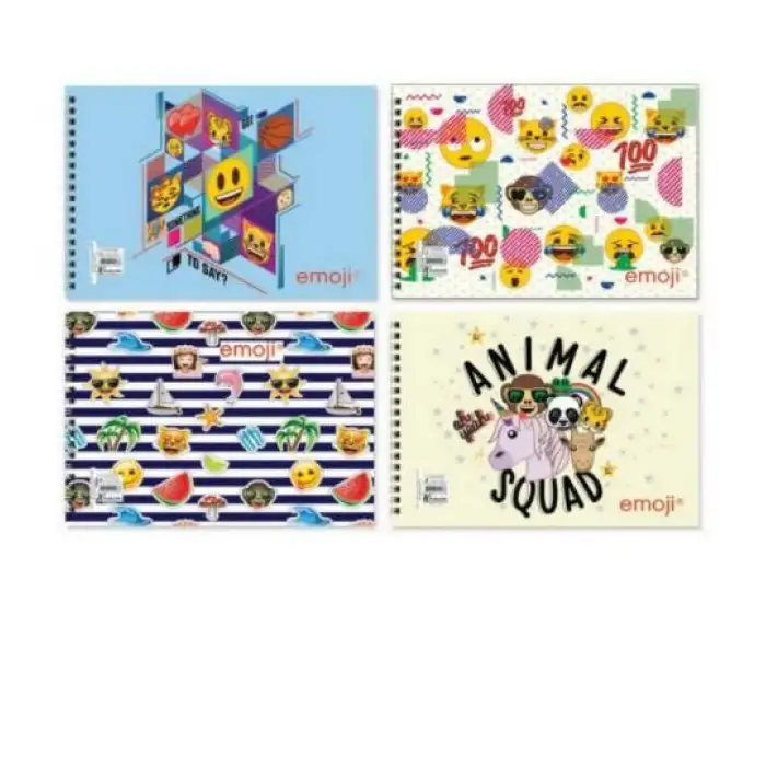 Keskin Emoji 17*25 15 Yaprak Resim Defteri (300115-87)