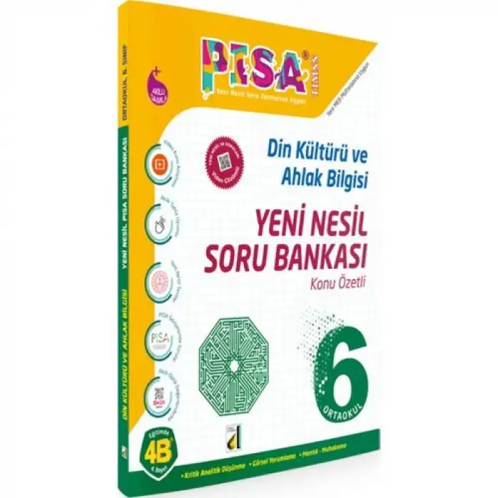 Pisa 6.Sınıf Yeni Nesil Din Kültürü Soru Bankası - 2021