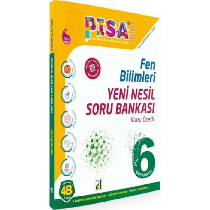 Pisa 6.Sınıf Yeni Nesil Fen Bilimleri Soru Bankası - 2021
