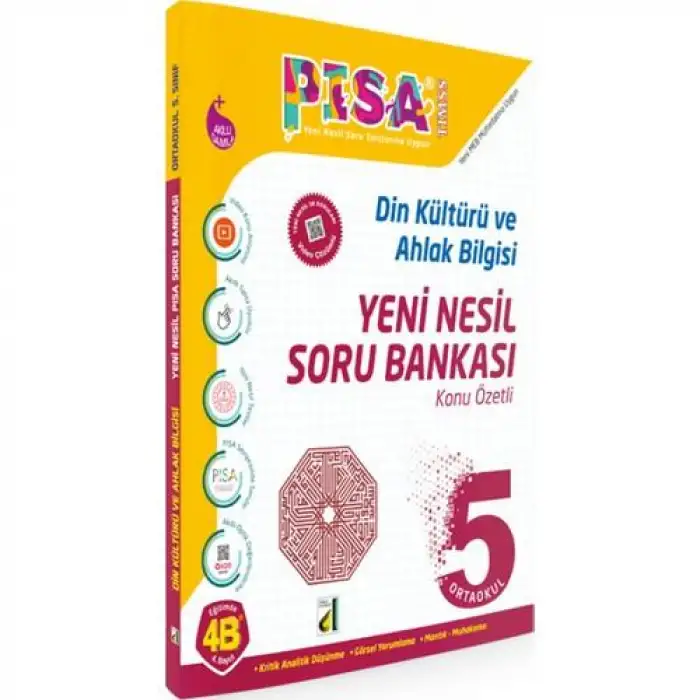 Pisa 5.Sınıf Yeni Nesil Din Kültürü Soru Bankası - 2021