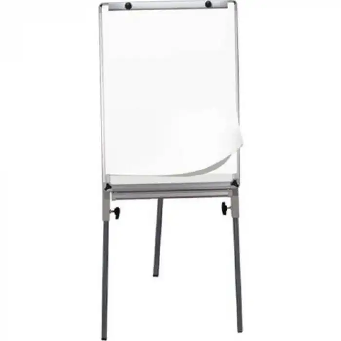 İnterpano Alüminyum Çerçeve Lamine Teleskopik Ayaklı Yazı Tahtası FlipChartlı 70X100 İnt-623f