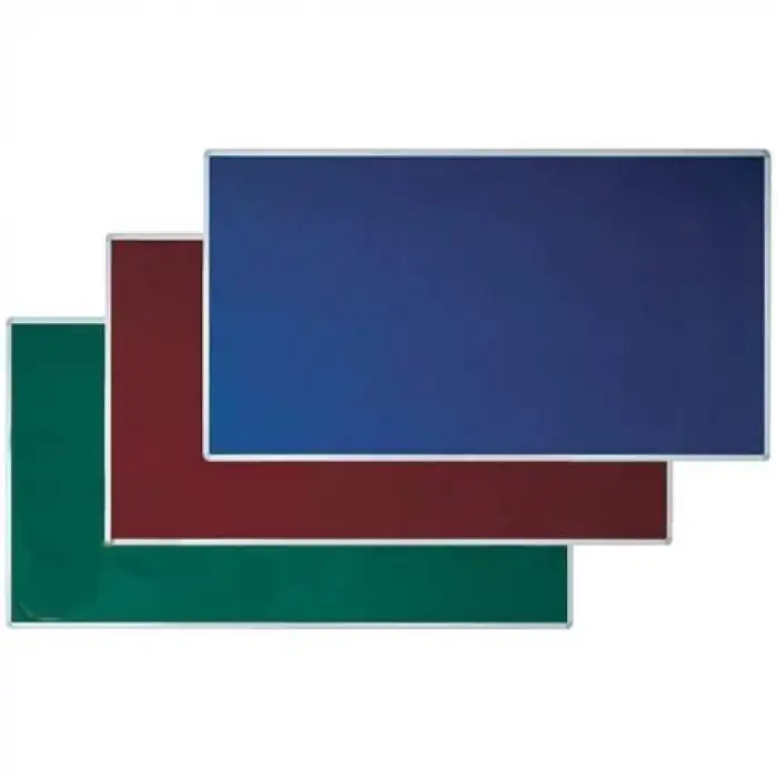 İnterpano 90*120 Alüminyum Çerçeve D.Monte Bordo Çuhalı Pano Int-558-B