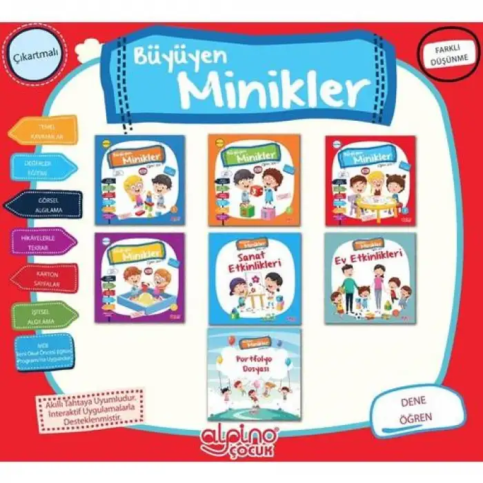 Alpinoçocuk Büyüyen Minikler Eğitim Seti