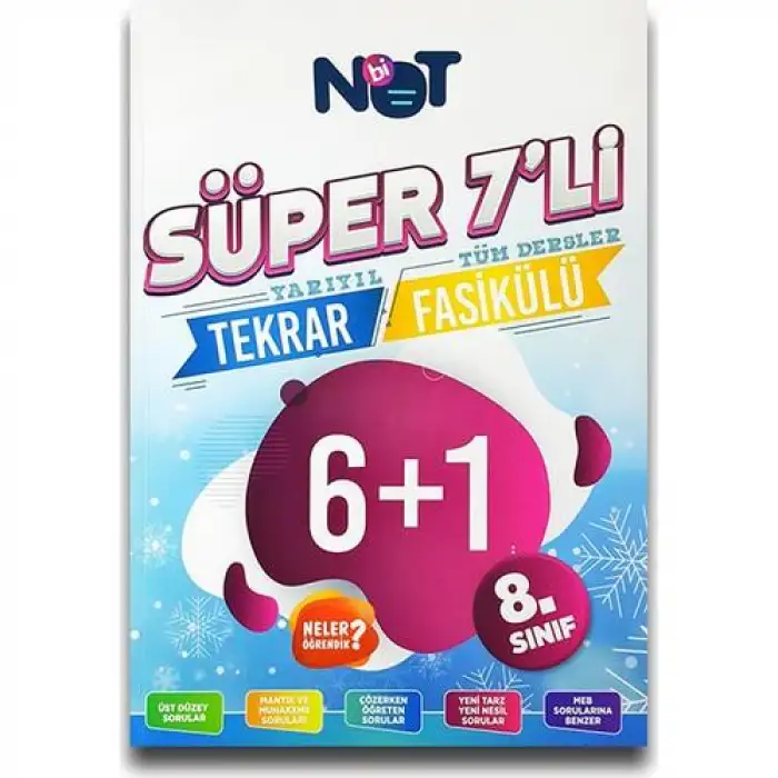 Binot 8.Sınıf Yarıyıl Tekrar Süper 7 Li 2020