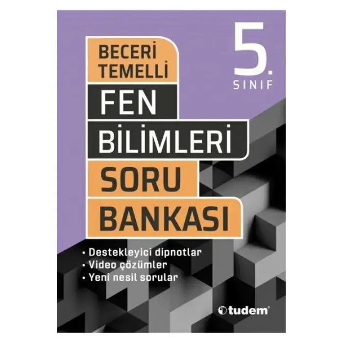 Tudem 5.Sınıf Fen Bilimleri Beceri Temelli Soru Bankası 2021
